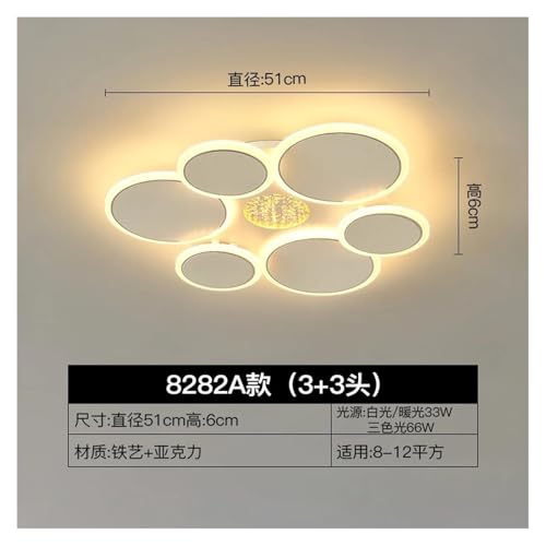 Luminaires de plafond LED à 3 color dimmable style scandinave - 2