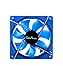 APEVIA CF12SL-UBL 120mm 4pin Molex + 3pin Motherboard Silent Blue LED Case Fan