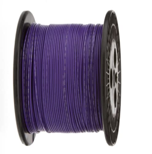 1 Pcs 1000 ft Violet Solid Hook Up Wire 20 AWG Gauge 300 Volts 0.0320
