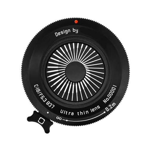 �݊���������Nikon Z Z8 Z9 Z6 Sony E ZVE M43 Mft Fuji X XT20 XT3 EP 18mm F6.3 APS-C �}�j���A���t�H�[�J�X MF �v���C���~���[���X�����Y�ɑΉ� :��֕i(Black,M4/3)