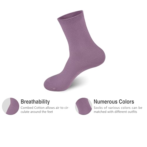 GKX Colorful Casual Athletic Socks for Women - Lightweight & Stylish Ladies Socks, Fun & Vibrant Size 9-113