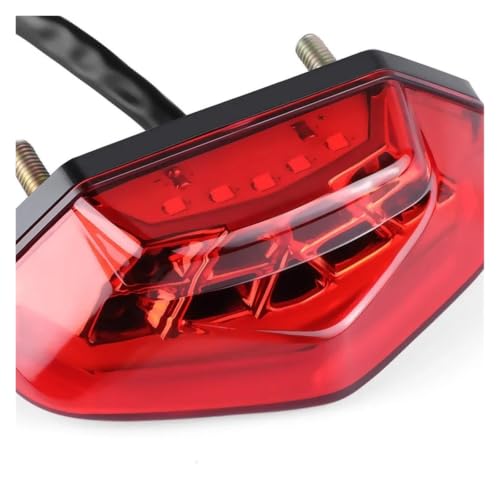 Feu arrière de frein à LED avec éclairage de plaque pour moto et ATV