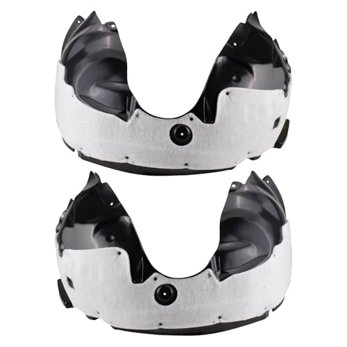 Image of TRQ Inner Fender Liner Set Compatible with 2013-2016 Lincoln MKZ FO1248168 FO1249168