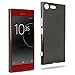 REY Schwarz Silikonhu00fclle TPU fu00fcr Sony Xperia XZ Premium, Handyhu00fclle Premium Kratzfest TPU Durchsichtige Schutzhu00fclle, Ultradu00fcnne 0,33 mm