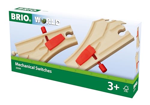 BRIO World Mechanisches Weichenpaar - 2 Teile - Spielzeug ab 3 Jahre – Ansicht 2