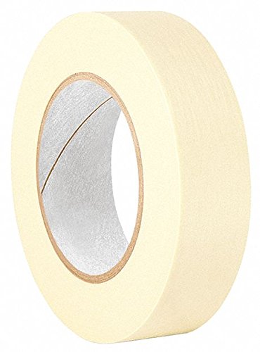 Image of 3M General Use 201+ Masking Tape [Pack of 24 Pcs.] - 1 in. (W) x 360 ft. (L) Crepe Masking Tape Roll with Solvent Free Rubber Adhesive