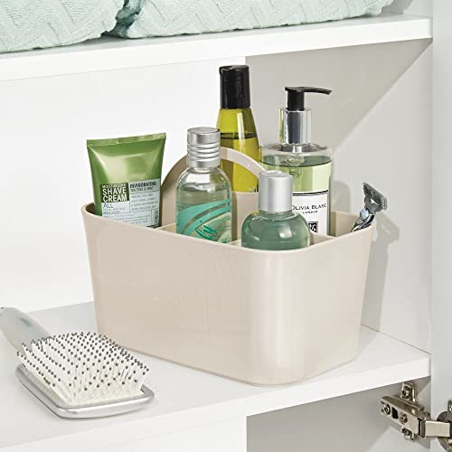 Panier de salle de bain résistant mDesign petite boîte crème