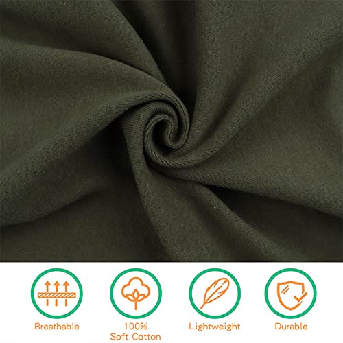 Image of PESAAT Cotton Baby Swaddle Hat Set Newborn Infant Hats Receiving Blankets for Baby Boys Girls