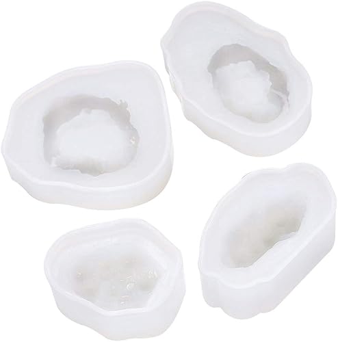 Moldes de silicona de resina epoxi de cuarzo de cristal para hacer joyas collar y pendientes