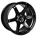 18x8 Enkei T6S (Matte Black) Wheels/Rims 5x114.3 (485-880-6535BK)