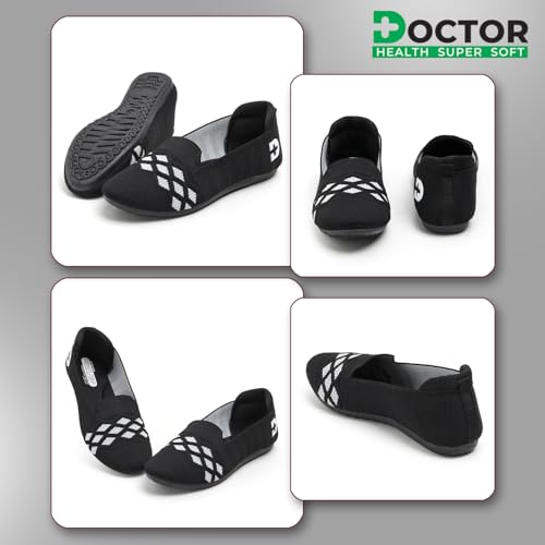 Image of DOCTOR HEALTH SUPER SOFT Women's Breathable Knit Running Shoes | Lightweight Slip-On Sneakers for Everyday Use | Soft Cushioned Comfort for Active Everyday Wear
