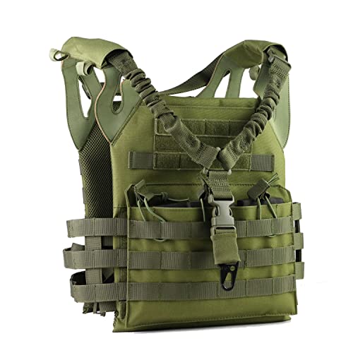 Abenaki Outdoor Tactical Vest For Men Molle Breathable Jpc Airsoft Vest Paintball Protective Vest Modular Military Vest (Od Green) #TOP3