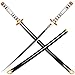 kljhld Épée Cosplay en Bambou Anime épée, épée Katana Demon Slayer Sabito Katana épée 103 cm/40 Pouces