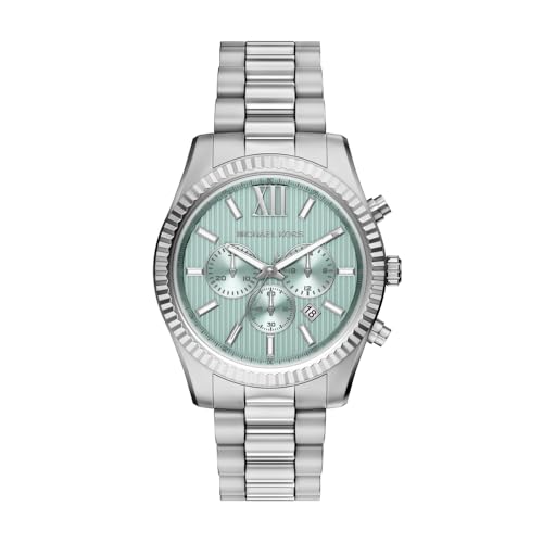 Miniatura 8 de Michael Kors Lexington Hombre Reloj de 45MM de Acero Inoxidable en Tono Plateado, MK9264