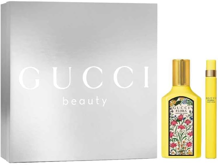 Flora Gorgeous Orchid Set 1.7 oz EDP + 0.33 oz Travel Size Flora Perfume Gift Sets for Women - Elegant Perfume for Women Perfect for Every Occasion