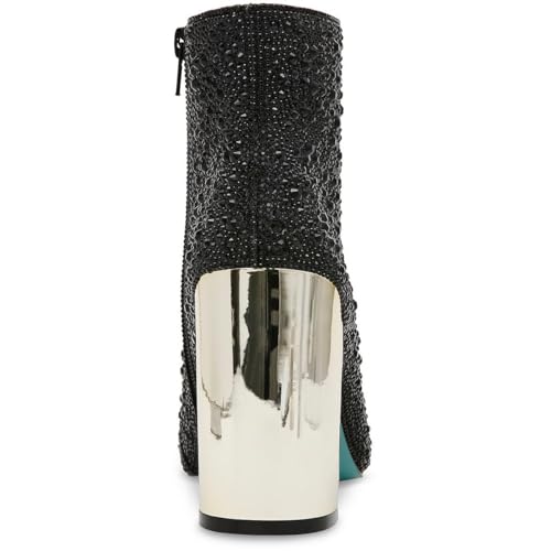 Betsey Johnson Womens SB-HUGO Rhinestone Ankle Boots3