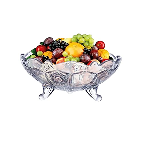 Prato decorativo centro de mesa e fruteira de vidro……