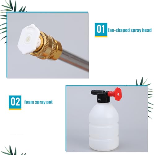 Lance à pression à pompe intégrée pour kit de lavage efficace - 8