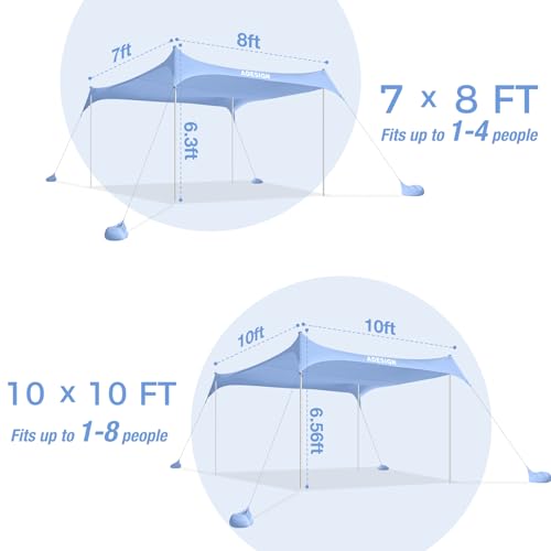 ADesign Windproof Beach Tent