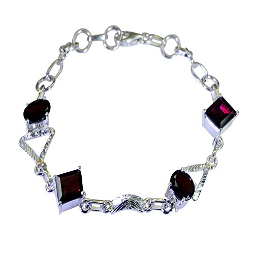 Bracelet Grenat femme argent 925 élégance chic pour le quotidien
