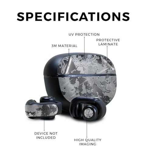 Image of Glossy Glitter Skin Compatible with Bose Ultra Open Earbuds - Viper Urban - Premium 3M Vinyl Protective Wrap Decal Cover - Easy to Apply | Crafted in The USA by MightySkins