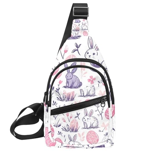 Sac à dos convertible multicolore au motif original d'œufs de Pâques