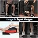 predolo 2 Pieces Squat Wedge Block EVA Foam Wedge for Bodybuilding Weightlifting