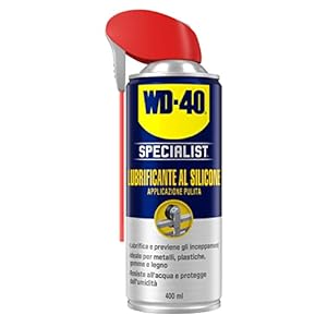 WD-40 Specialist – Lubrificante al Silicone Spray Applicazione Pulita con Sistema Doppia Posizione – 400 ml