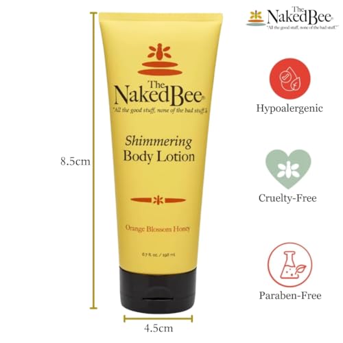 Image of The Naked Bee Shimmering Hand & Body Lotion with Orange Blossom Honey (6.7 Fl Oz)