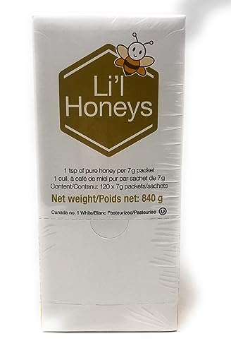 Beemaid Honey Packets 120 x 7g Miel Canadiense miniatura 4