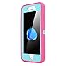 AICase iPhone 8 Plus/7 Plus Case, [Heavy Duty] [Full Body] Tough 4 in 1 Rugged Shockproof Cover with Built-in Screen Protector for Apple iPhone 8 Plus/7 Plus (Light Blue/Pink)