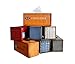 D.O.T Metal Shipping Container Tissue Box Cover (Random Color)