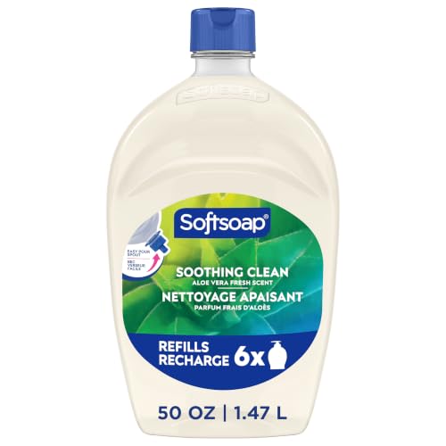 Image of Softsoap Soothing Clean Hand Soap Refill, Aloe Vera Fresh Scent, 50 fl oz
