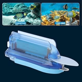 Telecamera per la Pesca Subacquea, Telecamera Wireless WiFi per Ecoscandaglio con APP, Integrata 560 MAh, Immagine HD 1080P per Visione Notturna per Lago, Barca, Pesca Sul Ghiaccio