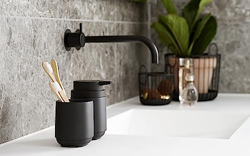 Image of ZONE DENMARK Nova Soap Dispenser - A Fusion of Sleek Design and Durable Material - Elevate Your Bathroom with Sophistication and Practical Elegance. A Stylish and Functional Bathroom Accessory