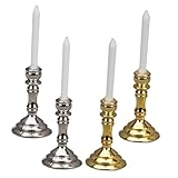 Accessoires miniatures pour maison de poupée : les bougeoirs miniatures sont parfaits pour créer une atmosphère charmante et ravissante dans votre maison de poupée ou vos miniatures de table