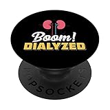 Boom Dialyzed - Dialyseschwester Nierentransplantation PopSockets mit austauschbarem PopGrip