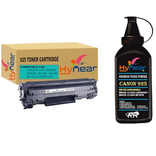 Image of 925 Toner Powder & Cartridge Compatible for Canon LBP 6030W, 6030B, 6018B, 3010B,MF3010 Printers (Toner Cartridge + Powder-1)