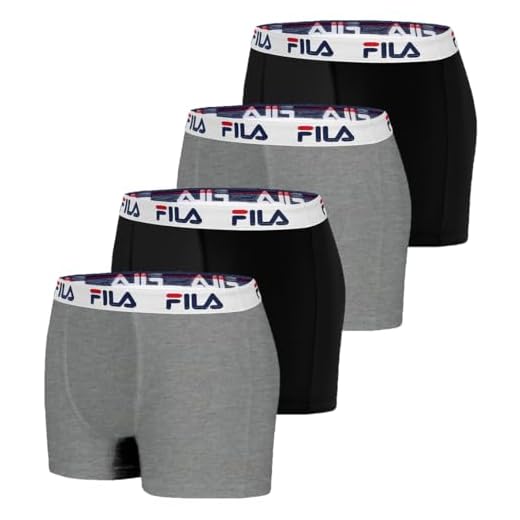 Fila Herren Boxer FI/1BCX4/FU5016 Boxershorts, Ng, XL