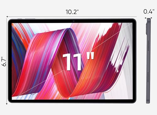 Image of COLORROOM Android 14 Tablet with Case, Tablets 11 inch, Octa-core CPU,12GB+128GB+1TB Expandable,8000mAh Large Battery with 18W PD Fast Charge /Dual Band WiFi6 /BT 5.0 /GPS /FM Radio