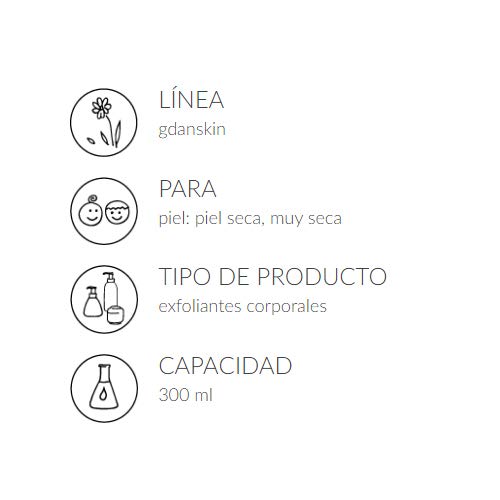 Gdanskin Exfoliante Corporal De Aceite Con Conchas De Vieira Molidas - 300 Ml – Image 4