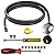 Propane Conversion Kit from NG to LP Fit For Weber SUMMIT 670 - SUMMIT 660 or the - - SUMMIT 650 Models - 5' Propane Hose and Regulator Assembly - PreDrilled Orifices for ALL Burners Included