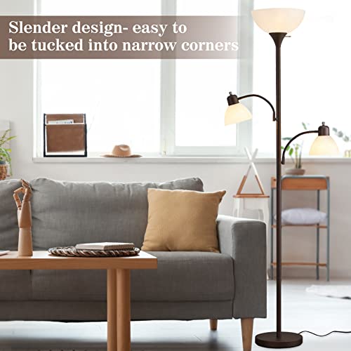 Image of Luvkczc Floor Lamps for Living Room, 72 inch Tall Standing Lamp, Torchiere Lamp