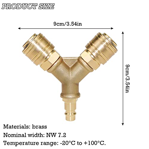 Distributore di Aria Compressa a 2 Vie con due