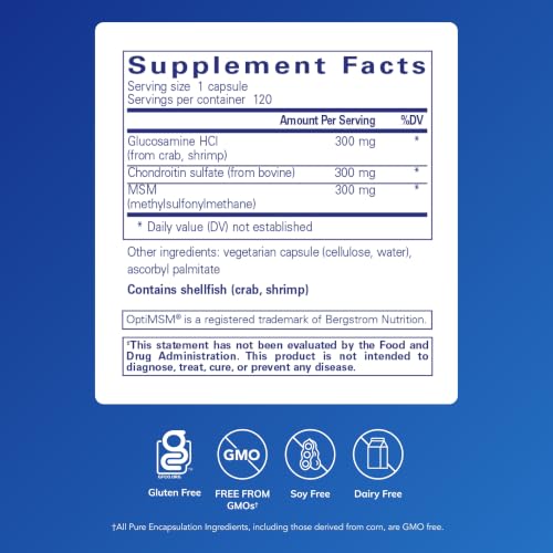 Pure Encapsulations Glucosamine Chondroitin with MSM