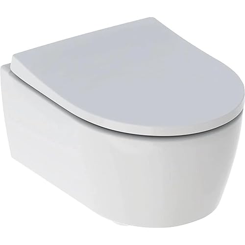 - Suspended toilet – WC suspended without flange ICON COMPACT fairing with drop brake cover – Geberit