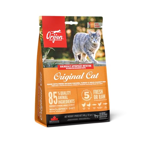 ORIJEN Original Cat, Grain Free Dry Cat Food for All Life Stages, with WholePrey Ingredients, 1.8 Kg