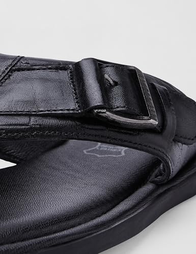 Image of Lee Cooper LC9115C Men's Genuine Leather Sandals | Sandals For Men | Cushioned Insole & Comfortable