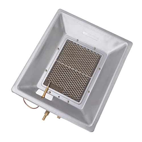 Riscaldatore Catalitico per Polli, Riscaldatore Manuale a Gas a Infrarossi per Allevatrice per Pollame, Anatre, Maialini, 2,46 KW/h, 2116 Kcal/h, 1015 ㎡, Efficiente e Pratico da