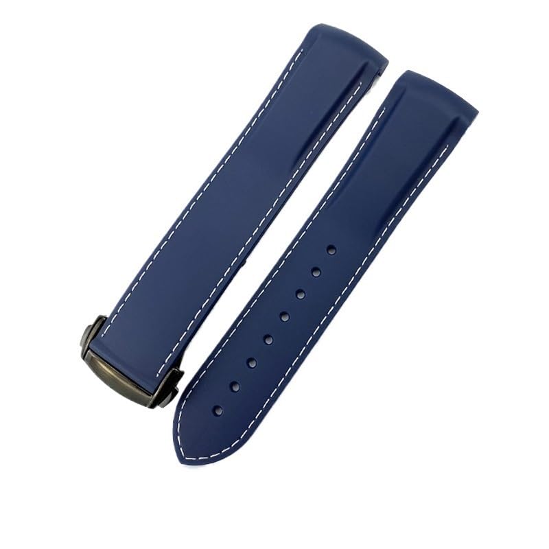 Bracelet de montre en caoutchouc 20mm idéal pour explorer la mer et la ville